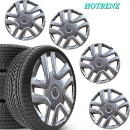 hotrenz CAR WHEEL CAP/ WHEEL COVER BREZZA DEGINE "SILVER" 16 INCH Wheel Cover For Maruti Vitara Brezza LDi, Vitara Brezza LXI Petrol image 4
