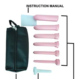 b-arm Medical Dilators Set in 6 Sizes|With Firm Holder Vaginal Dilator image 4
