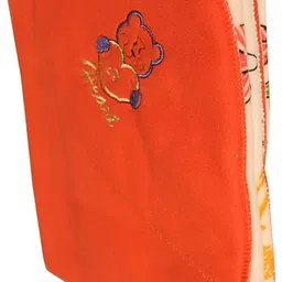 morado Printed Crib Hooded Baby Blanket forMild Winter image 2