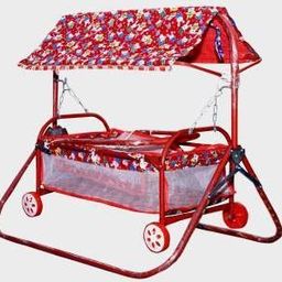 flammable New born baby cradle With Swing bassinet Cum Stroller(jhula) (palna) molde-C5 Bassinet-picture-4