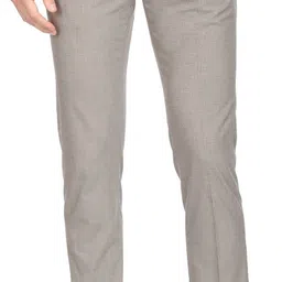 arrow Men Regular Fit Beige Viscose Rayon Trousers image 5