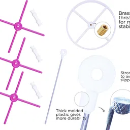 abirami kitchens Pink-360 Degree Rotating Bangle Holder | Jewellery Organizer for Wardrobe Jewellery Organizer image 3