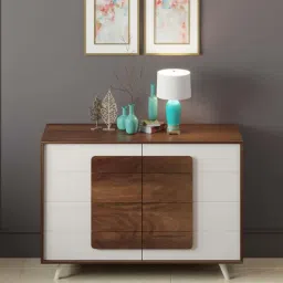 bluewud Mayrone Chest Of Drawers In Brown Maple & Frosty Finish-picture-16