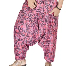 whitewhale Printed Cotton Women Harem Pants image 3