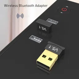 carfrill Bluetooth Adapter for PC, Wansurs USB Bluetooth Adapter 5.1 EDR USB Adapter image 2