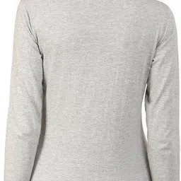 ap'pulse Pack of 2 Women Solid V Neck Cotton Blend Grey T-Shirt image 4