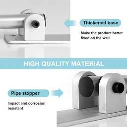 elephantboat Toilet Grab Bars for Bathroom 23.6 INCH Stainless Steel Flip Up Handicap Shower Grab Bar image 4