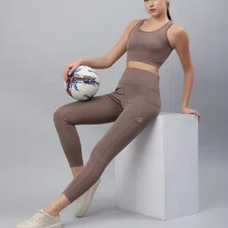 luxora Solid Women Beige Tights image 5