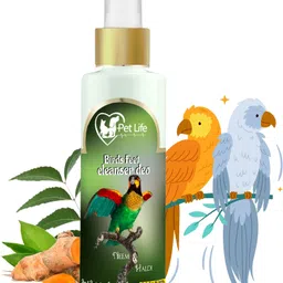 pet life Birds Feet Cleanser Deo For Feet Healthy & Aromatic Spray For All Type Of Bird Deodorizer-picture-10