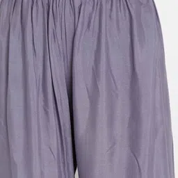 glansi Women Regular Fit Grey Viscose Rayon Trousers image 3