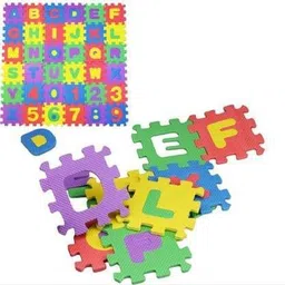 looknlvesports 36 Tiles Kids Puzzle Mats Foam Kids Educational Interlocking (36 Pieces) image 2
