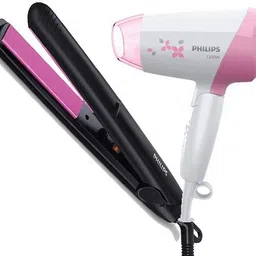 PHILIPS HP8302 Essential Kerashine Selfie Straightener & HP8120 Hair Dryer - 1200W Personal Care Appliance Combo-image-13