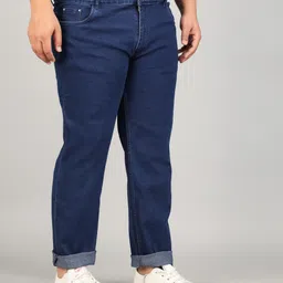 studio nexx Men Regular Mid Rise Dark Blue Jeans image 2
