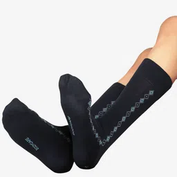 Bodycare Men Pack of 3 Patterned Moisture Wicking Calf Length Socks image 4