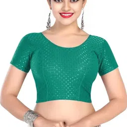 priyanka traders Round Neck Women Blouse-picture-21