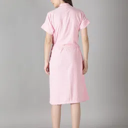 lacylook Plain Pink Medium Bath Robe image 2