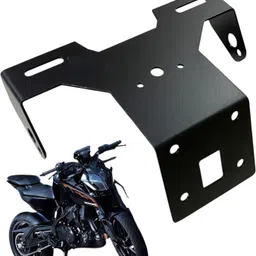 dhe best Bike Acessories Heavy Metal Tail Tidy Plate Holder For RE Continental GT 650 Bike Number Plate-picture-28