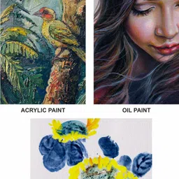 anupam A5 Oil Painting Paper Canvas Textured Paper Elemental Chlorine Free AcidFree Ideal for Oil Painting, Acrylic & Tempera, Use for Students, Professionals A5, 20 Sheet 350 gsm Oil Painting Paper image 4