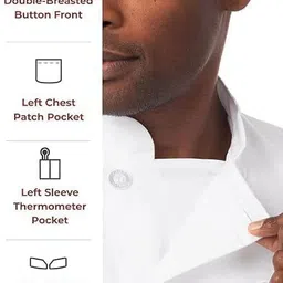 uniformer Polycotton, Chef Coat, Solid Coat For Men image 3