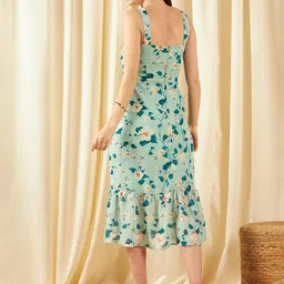 rare Women Fit and Flare Multicolor Midi/Calf Length Dress image 3