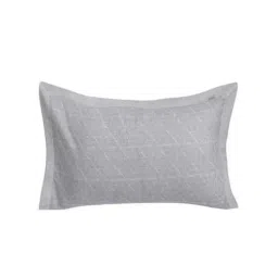 maspar Grey Geometric Print 300 TC Cotton 2 Pillow Cover Set-picture-40