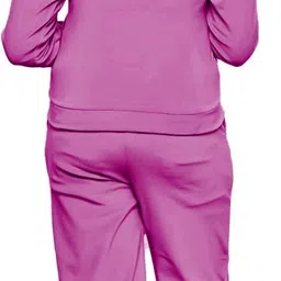 sky fly Solid Women Track Suit image 2