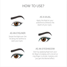 soultree Ayurvedic Kajal - 014 Caribbean Teal Colour image 3