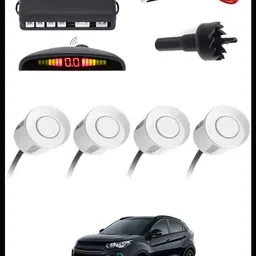 3a featuretail Universal 4 White Reverse Parking Sensor-AP25N821 Universal 4 White Reverse Parking Sensor-AP25N821 Parking Sensor image 1