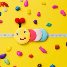 ecraftindia Designer Rakhi Assorted Rakhi, Chawal Roli Pack Set image 1