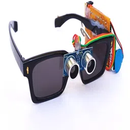 sr robotics Third Eye Glass for The Blind Person with Vibration Motor Educational Electronic Hobby Kit-picture-17