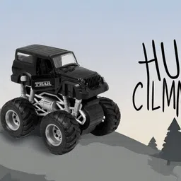 brightway toys 1:28 Monster Thar Die-Cast Metal Jeep for Kids with Light & Sound image 3