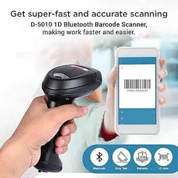 Retsol D 5010 1D Bluetooth Laser Barcode Scanner image 4