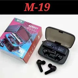 gwalbros Earbuds M19 PRO with Power Bank Upto 48Hrs Playback Bluetooth Headset F23 Bluetooth Headset image 4