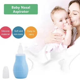 qul.w Baby Silicone Nose Cleaner Nasal Aspirator for Babies NN3 Manual Nasal Aspirator image 3