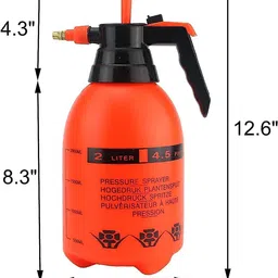 dcreation Garden Pump Pressure Sprayer, Lawn Sprinkler, 2 L Hand Held Sprayer image 4