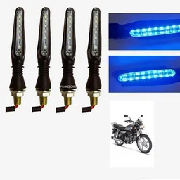 prime zone Front, Rear LED Indicator Light for Bajaj, Hero, Honda, TVS, Suzuki, Universal For Bike Universal For Bike-picture-40