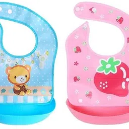 smilykid Waterproof Baby Silicon Bib for Feeding Infant with Detachable Food Catcher Tray-picture-18