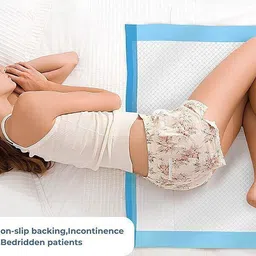 a care touch Underpads, Undersheet Size (60 x 90Cm), Anti Bacterial Ultra Soft, Leak Proof Adult Diapers - Premature image 3