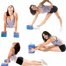 iris 2pcs Yoga Block, EVA Foaming Bricks Yoga Blocks image 4