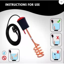 cybersupreme Premium Quality Shock Proof 1500W Immersion Heater Rod 1500 W Immersion Heater Rod image 2