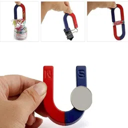 krytone 4 Pcs U Shape Horseshoe Magnets for School Educational Teaching And Multipurpose Office Magnets Pack of 1 image 4