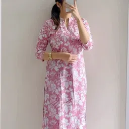 mauka Women Printed Viscose Rayon Straight Kurta-picture-27
