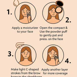 labhax Best Foundation & Compact Powder Mix || Non Greasy Non Sticky Compact image 3