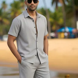 human dream Shirt Regular Shorts Co-ords Set-picture-19