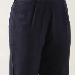 KALINI Ethnic Motifs Embroidered Sequinned Kurta with Trousers image 3