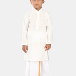 Sethukrishna Boys Pure Cotton Kurta with Dhoti Pants image 1