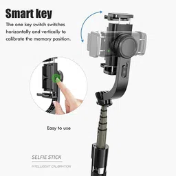 EVAAENTERPRISES Q08 gimbal (3Axis stabilizer) 3 Axis Gimbal for Mobile-image-9