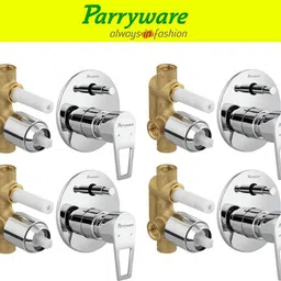parryware Espirion concealed Diverter Body with Concealed Upper Part set of 4 pic 166 Faucet Set-picture-25