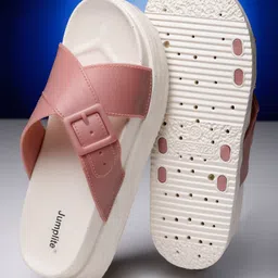 jumplite Women Lightweight Comfort Summer Trendy Premium Stylish Party Casual Extra Soft Wedges Sandal-picture-16