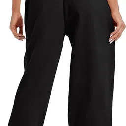 daphne maurier Women Solid Black Track Pants-picture-25